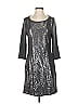 Old Navy Metallic Silver Cocktail Dress Size S - photo 1