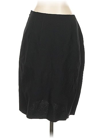 Linda Allard Ellen Tracy Wool Skirt (view 2)