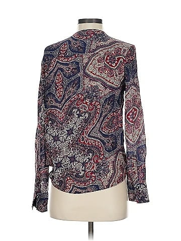 Love Sam Long Sleeve Silk Top (view 2)