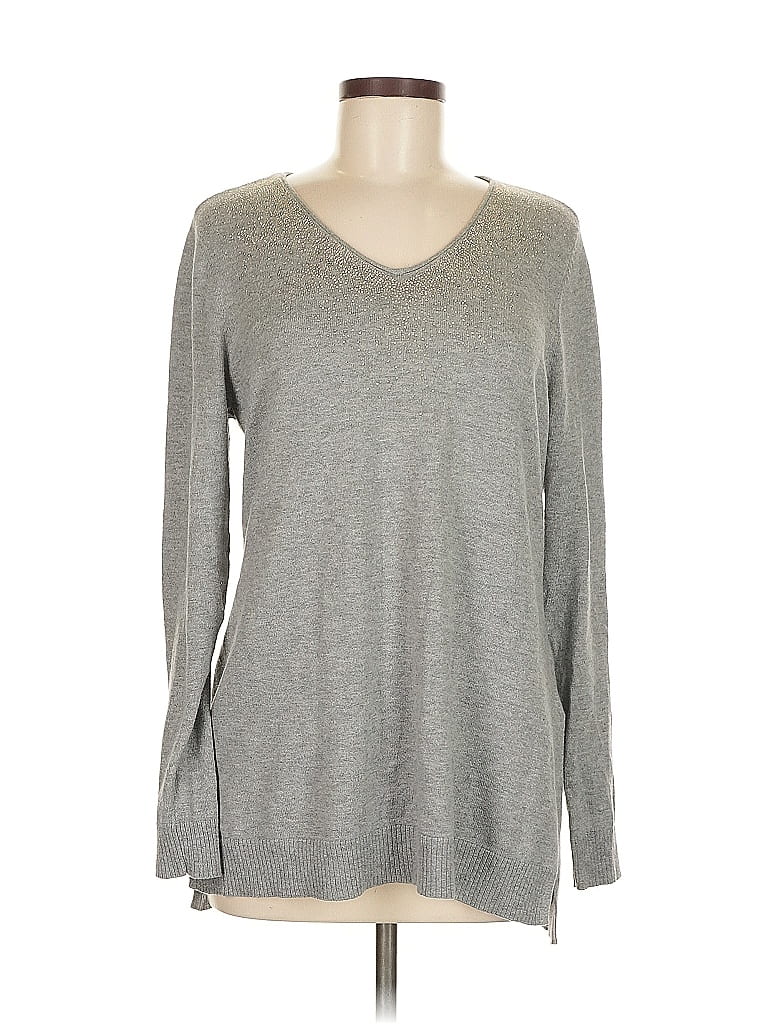 Click to view more detailed imagery on our partner's website Pre-owned Chico's Pullover Sweater In Gray