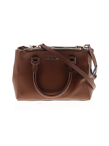 MICHAEL Michael Kors Leather Satchel (view 1)