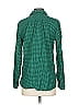 J.Crew Houndstooth Green Long Sleeve Button-Down Shirt Size 4 - photo 2
