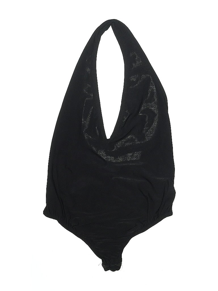 Pre-owned Prettylittlething Bodysuit In Black