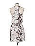 Aqua 100% Polyester Animal Print Gray Pink Casual Dress Size S - photo 2