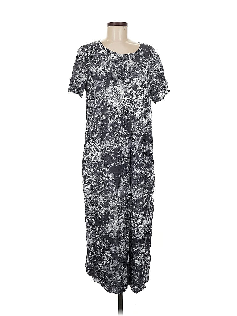 Pre-owned Willow & Clay Casual Dress In Gray