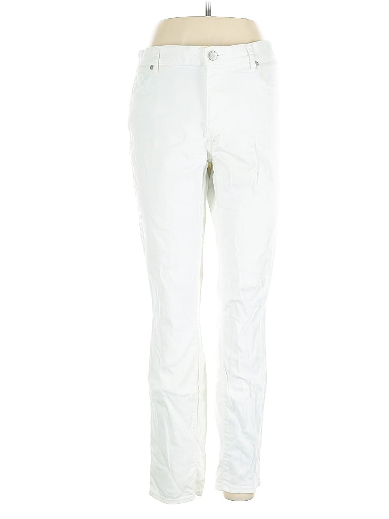 Pre-owned Ann Taylor Loft Jeans In White