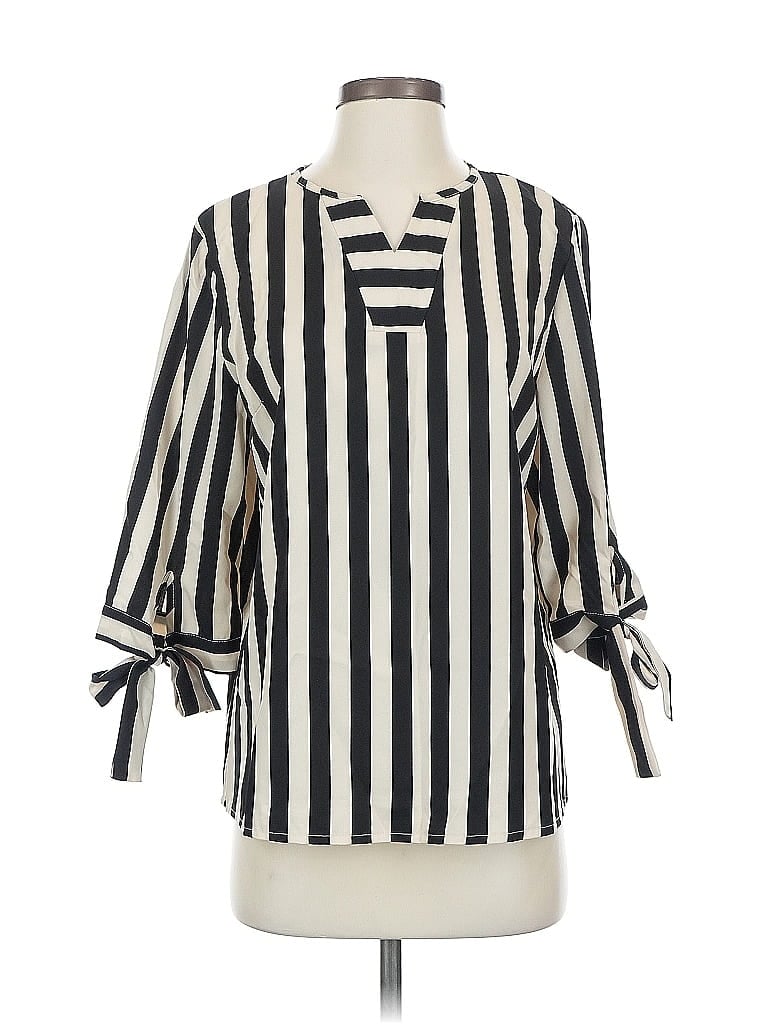 UNBRANDED Pre-owned 3/4 Sleeve Blouse In Black