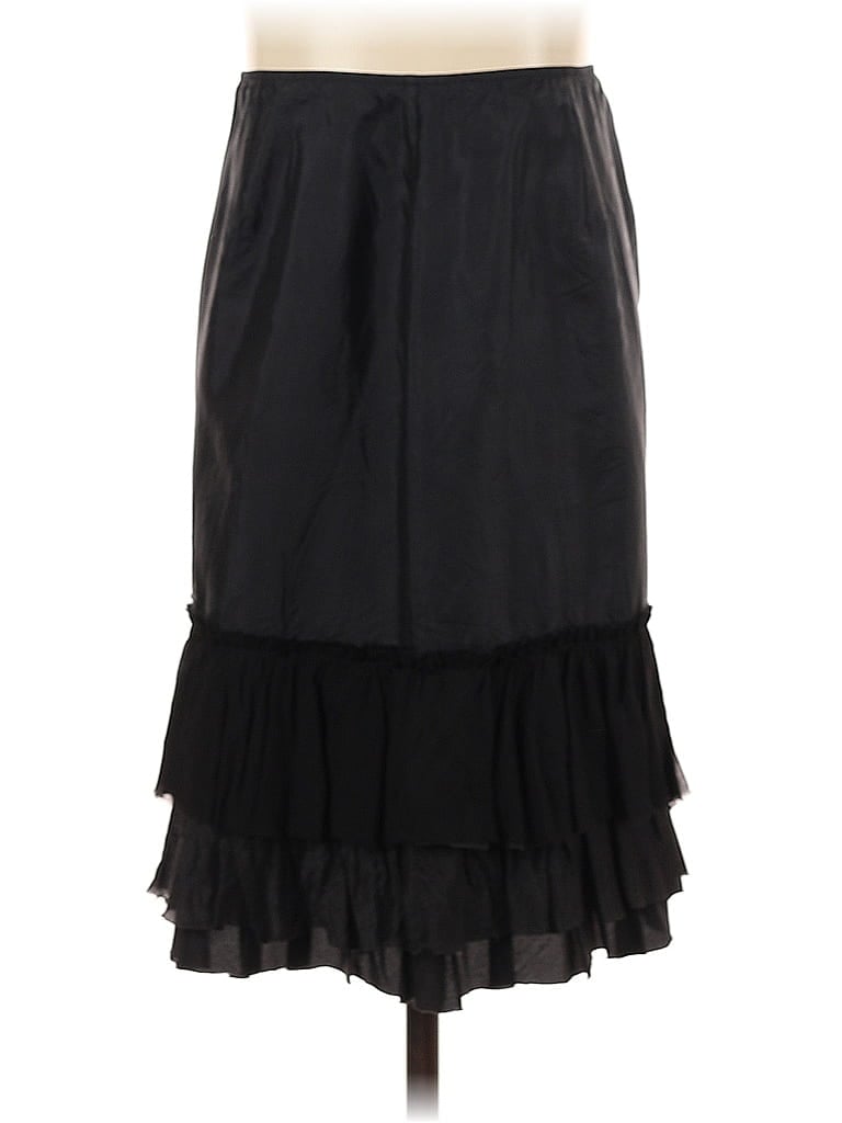 Pre-owned Eileen Fisher Formal Skirt In Black