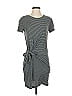 Vince. Stripes Gray Casual Dress Size XXS - photo 1