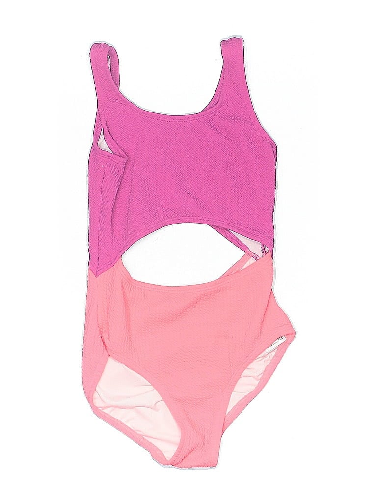 OLD NAVY Pre-owned Kids' One Piece Swimsuit In Pink