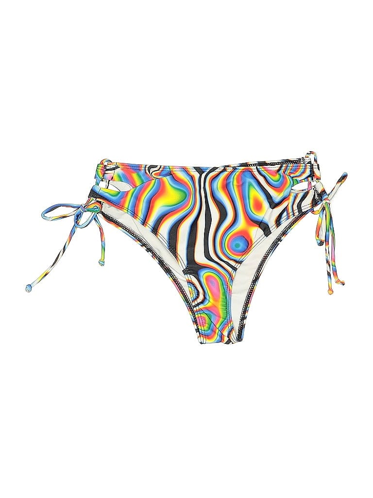 Pre-owned Unbranded Swimsuit Bottoms In Gold