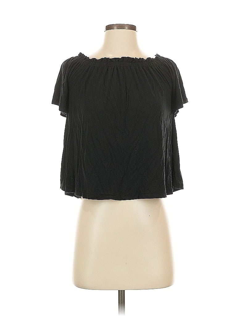 WILFRED Pre-owned Short Sleeve Blouse In Black