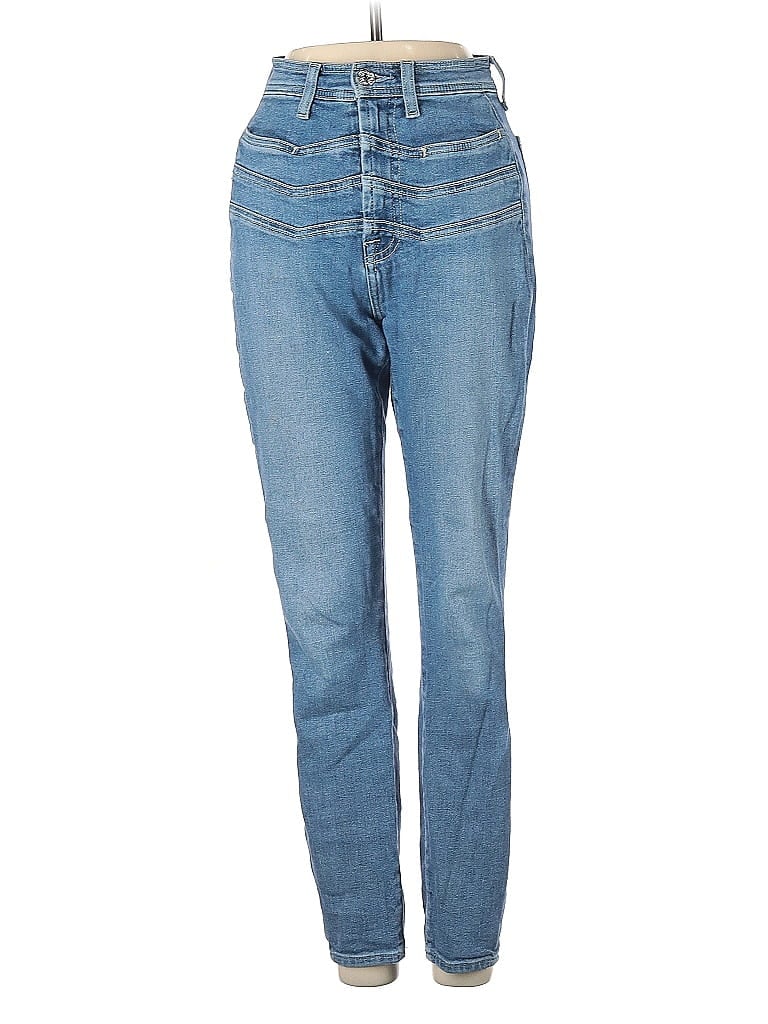 Pre-owned 7 For All Mankind Jeans In Blue