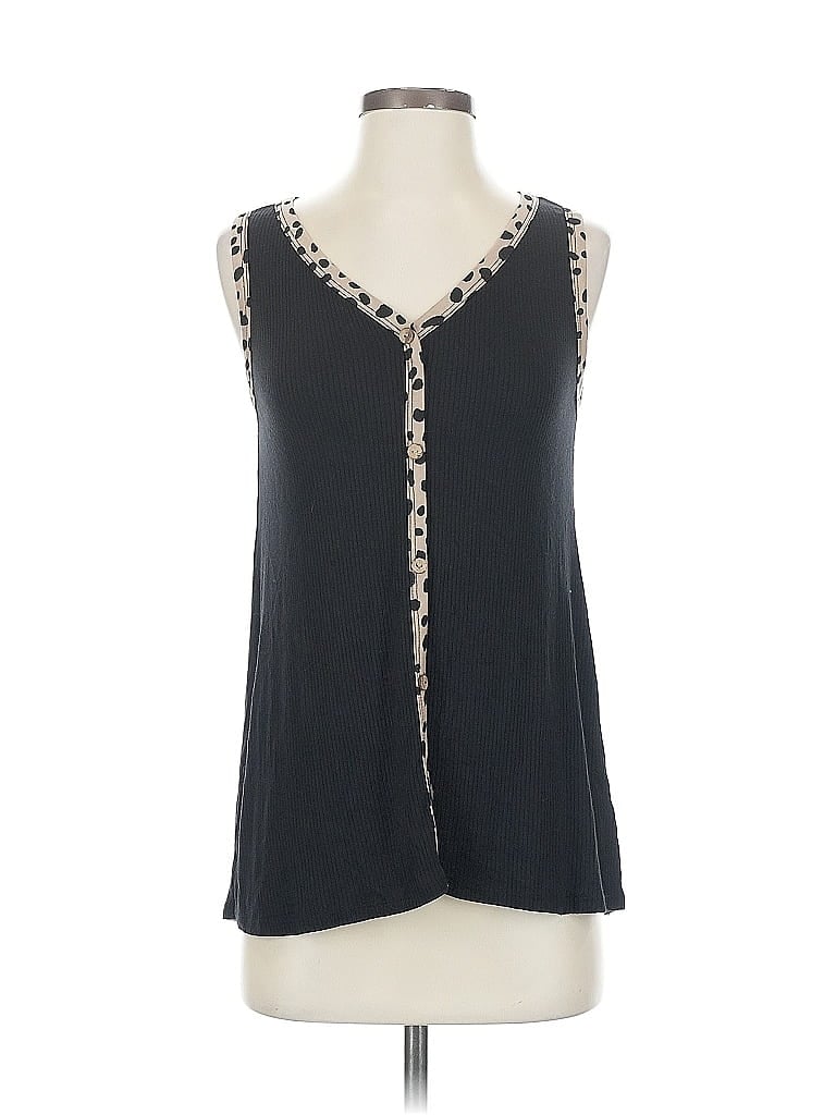 Pre-owned Pulse Sleeveless Blouse In Black