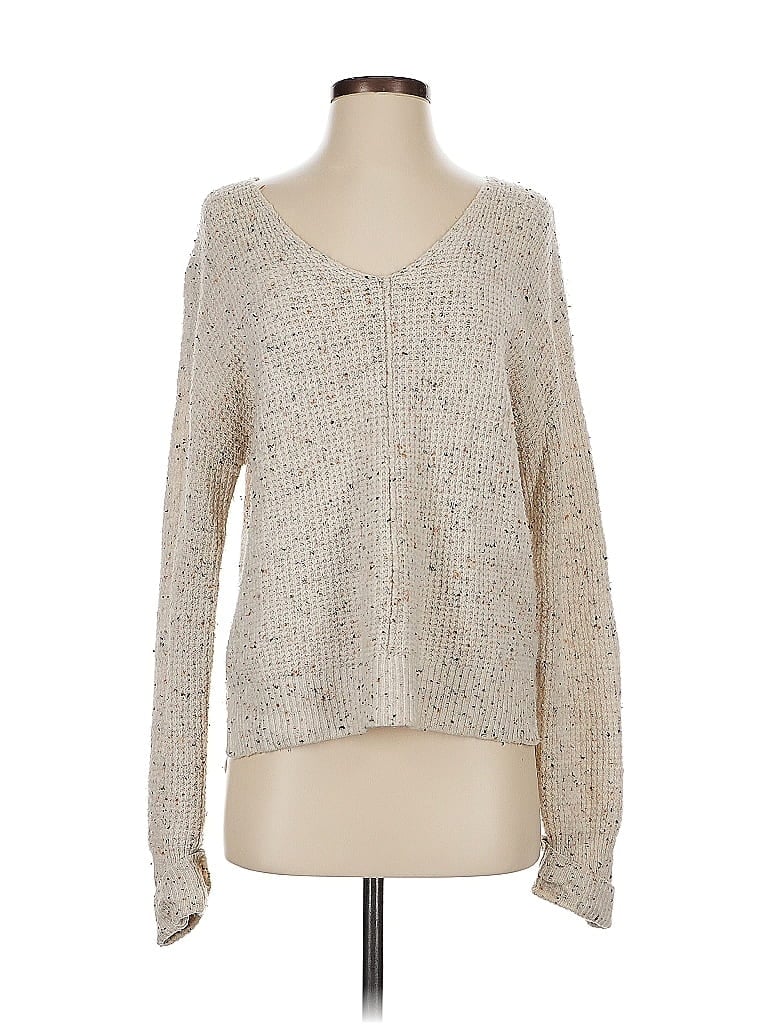 Pre-owned Jessica Simpson Pullover Sweater In Silver