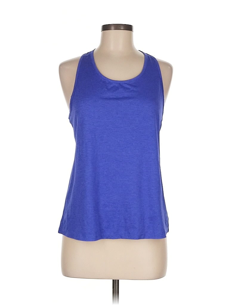 Pre-owned Avia Sleeveless Top Blue Halter Neckline Tops