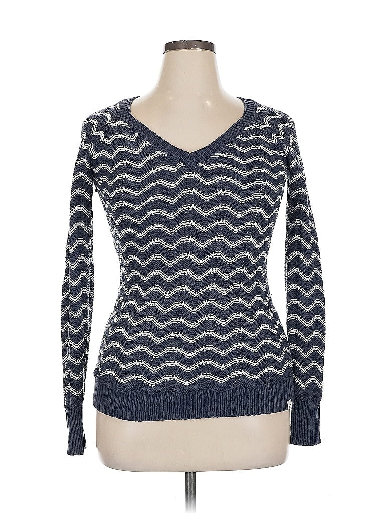 Pre-owned Roxy Pullover Sweater In Blue