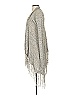 ANGL 100% Acrylic Gray Ivory Cardigan Size S - photo 5