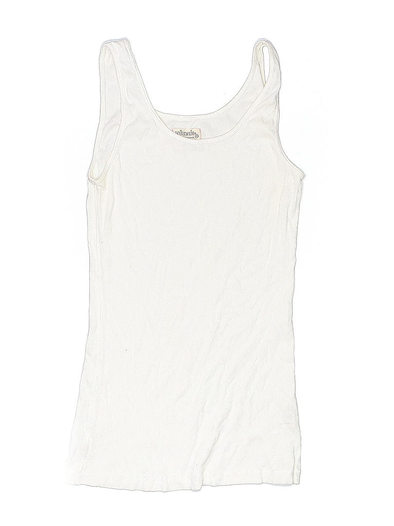 Click to view more detailed imagery on our partner's website Pre-owned Johnnie-o Kids' Tank Top Ivory Scoop Neck Tops In White