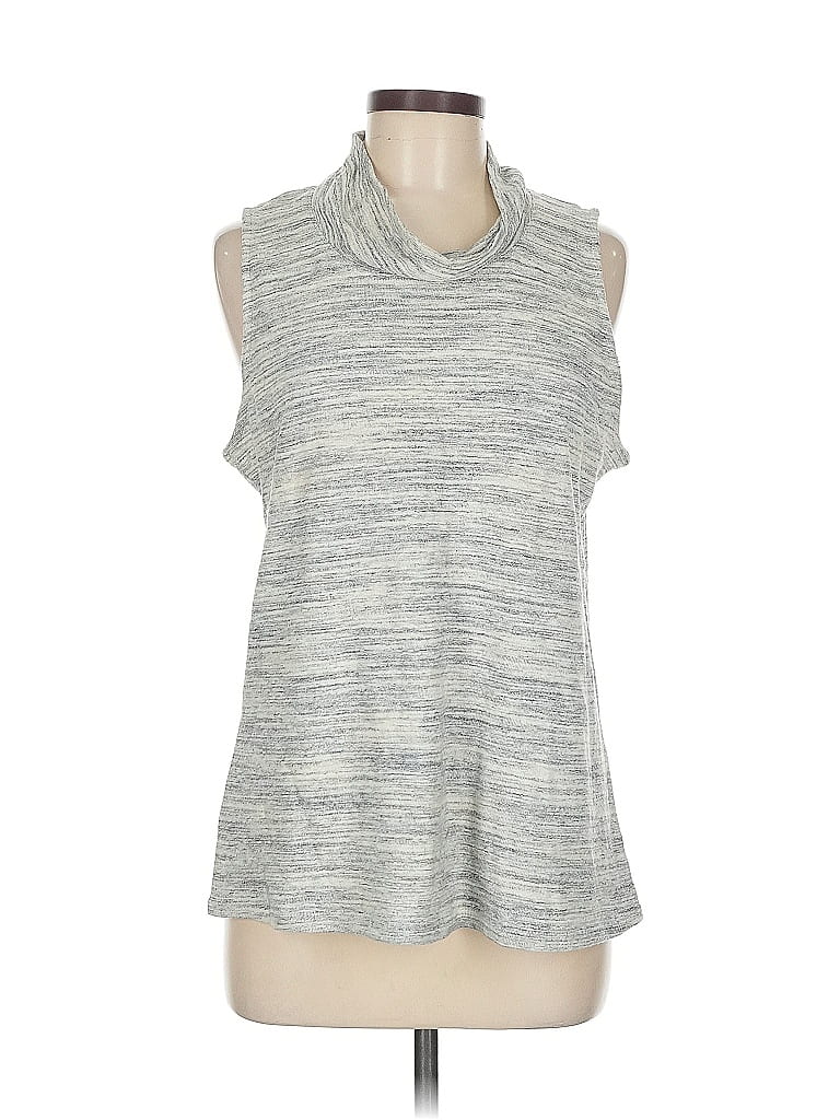 Pre-owned Purejill Sleeveless T-shirt In Silver