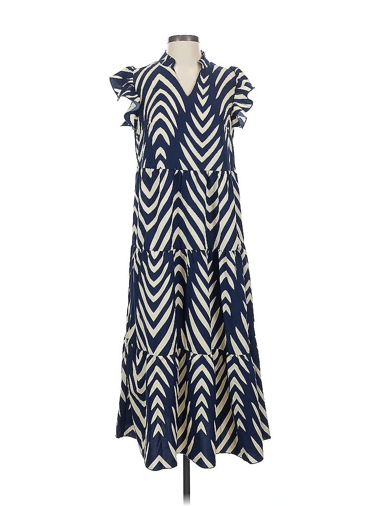 Pre-owned Shein Casual Dress In Blue