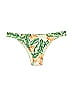 Unbranded Tropical Yellow Green Swimsuit Bottoms Size M - photo 1