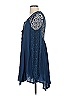 Ecote 100% Polyester Blue Casual Dress Size S - photo 5