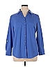 Assorted Brands Blue 3/4 Sleeve Blouse Size XL - photo 1