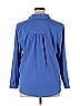 Assorted Brands Blue 3/4 Sleeve Blouse Size XL - photo 2