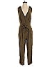 Leifsdottir Solid Brown Jumpsuit Size 0 - photo 1