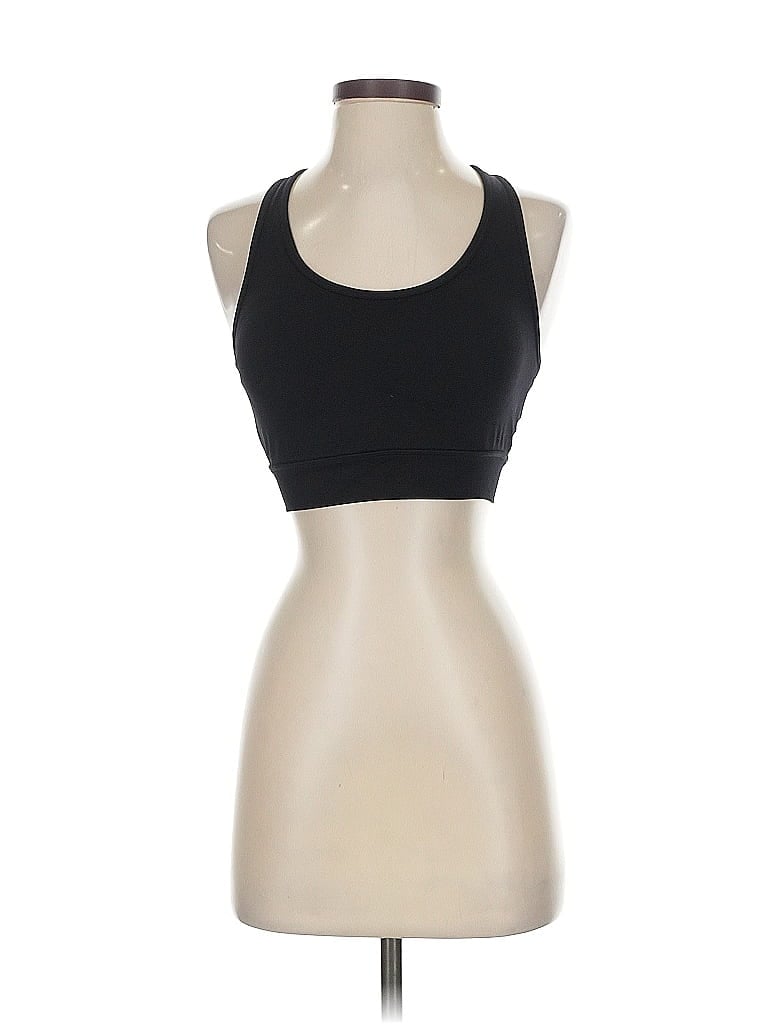 Pre-owned Yummie By Heather Thomson Tank Top Black Halter Neckline Tops