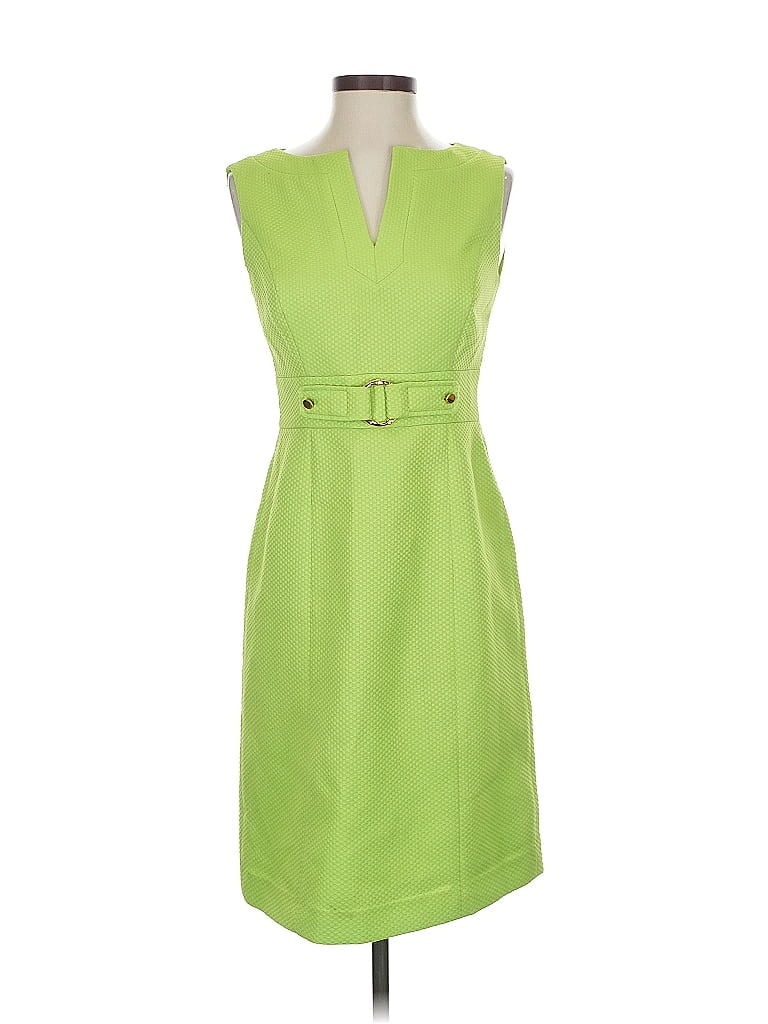 Pre-owned Tahari By Asl Casual Dress In Green