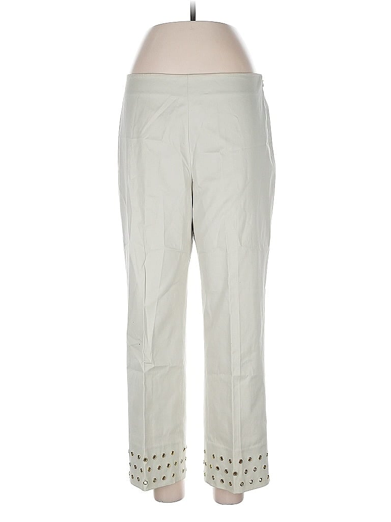 Pre-owned Jones New York Signature Casual Pants In White
