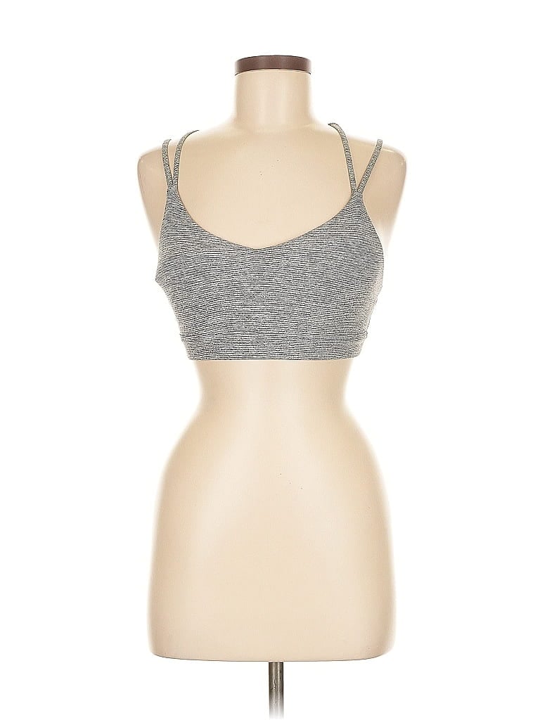 Pre-owned Active By Old Navy Tank Top Gray Halter Neckline Tops