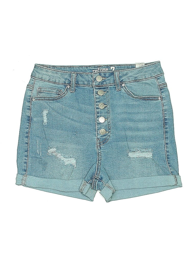 Pre-owned Refuge Denim Shorts In Blue