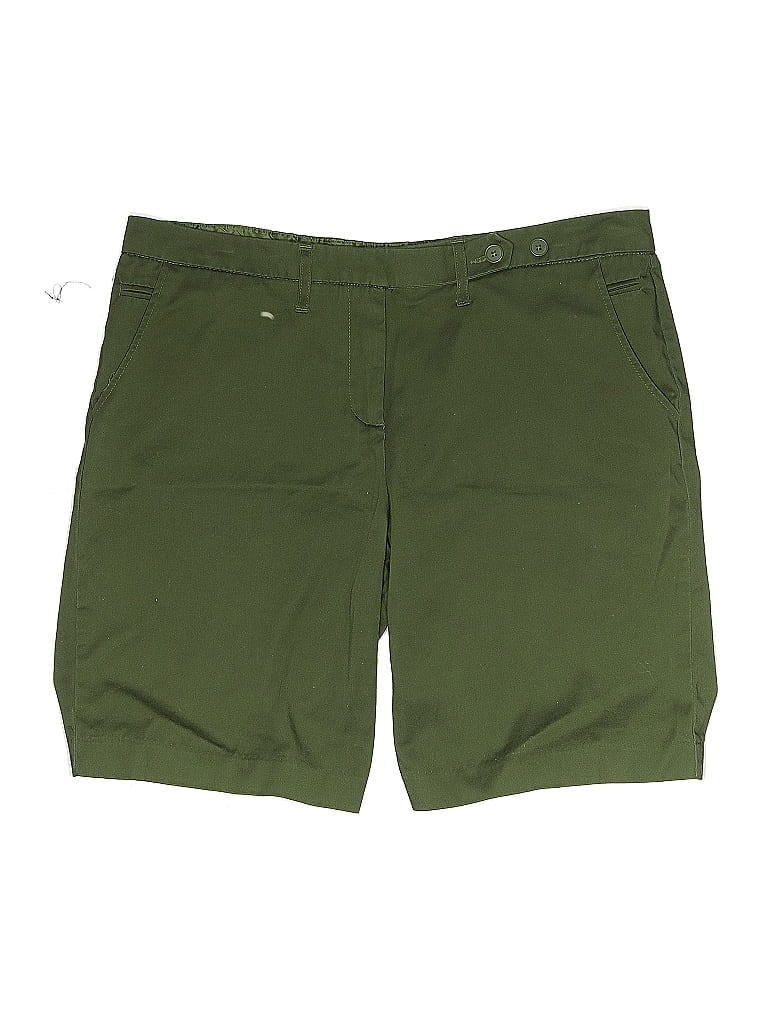 Pre-owned Sag Harbor Khaki Shorts In Green