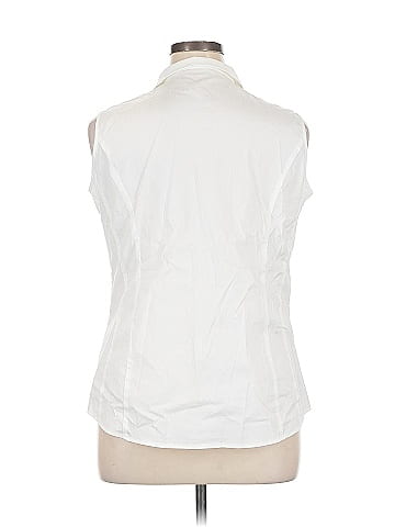 misook Sleeveless Button-Down Shirt (view 2)