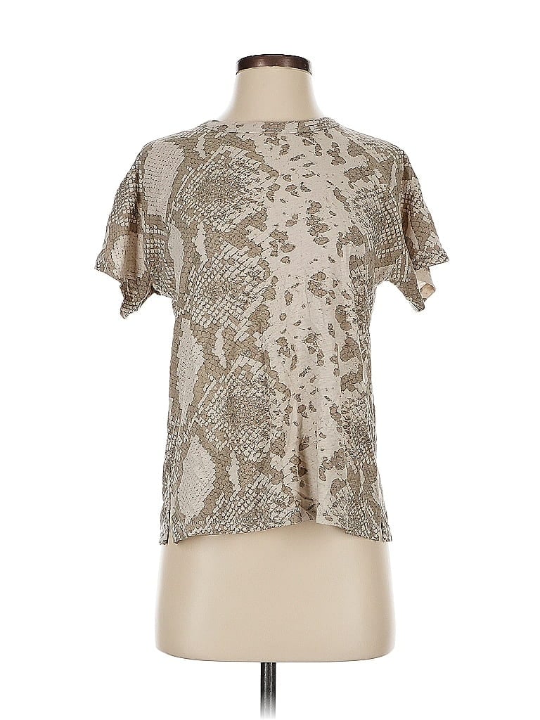 Pre-owned Rag & Bone Short Sleeve T-shirt In Silver