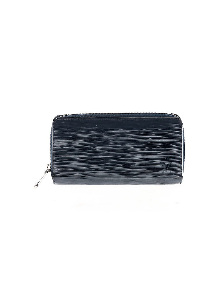Louis Vuitton 100% Leather Blue Indigo Epi Leather Zippy Wallet One size - photo 1