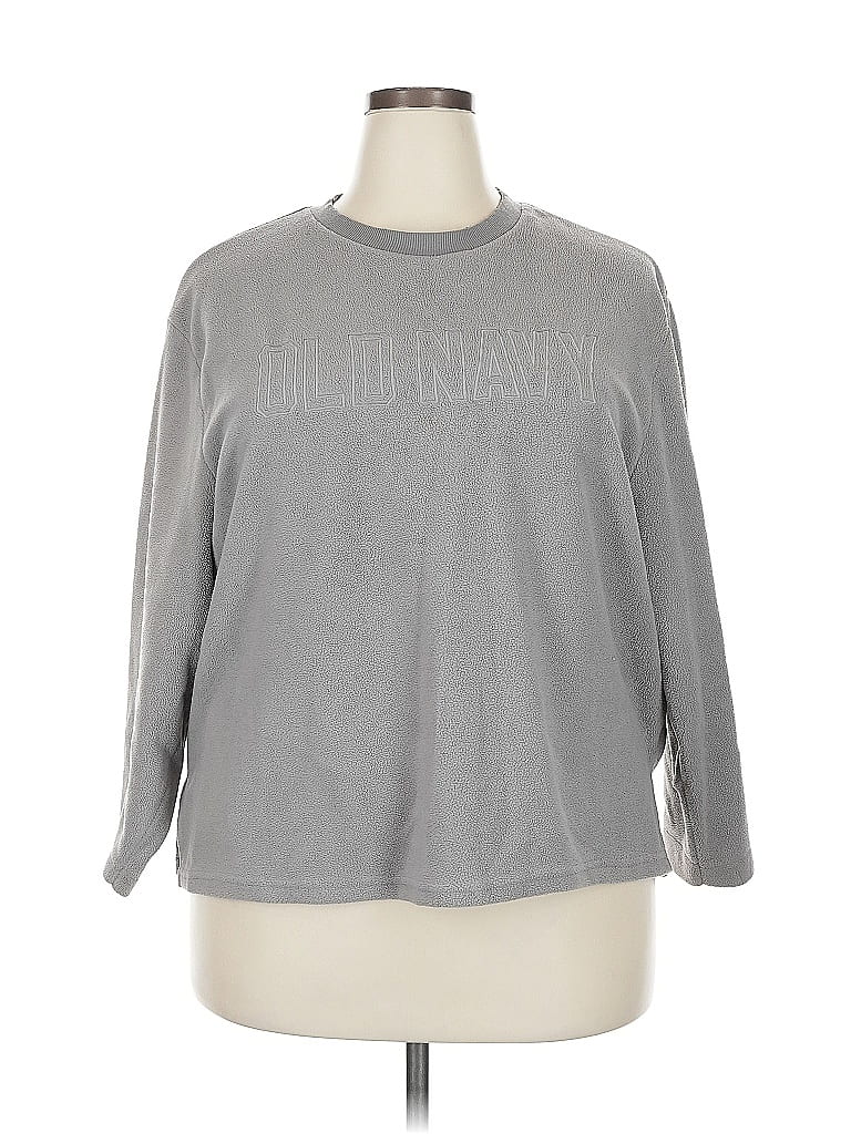 Pre-owned Old Navy Sweatshirt In Gray