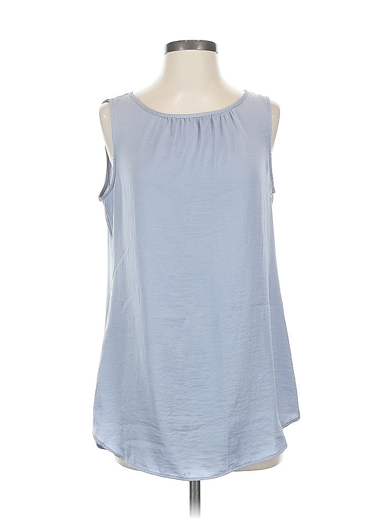 Pre-owned Cabi Sleeveless Blouse In Gray