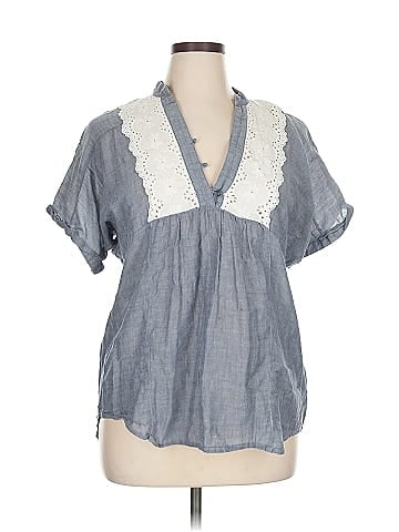Eyeshadow Short Sleeve Blouse (view 1)