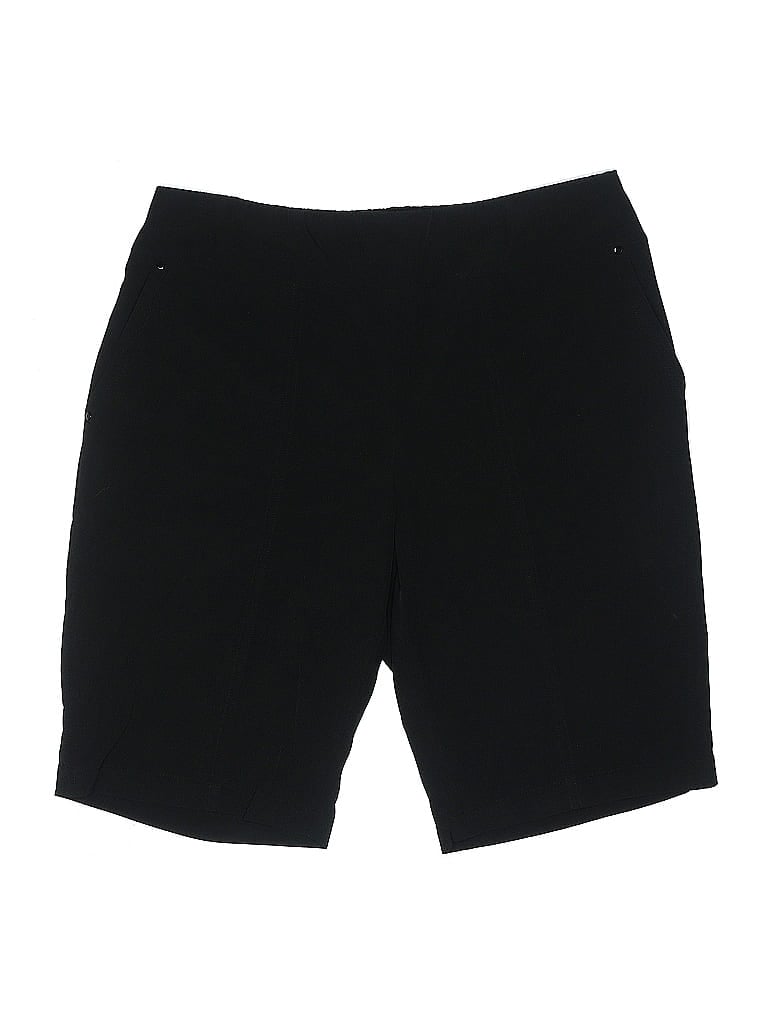 Zenergy by Chico's Solid Black Athletic Shorts Size Sm (0.5) - photo 1