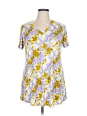 Logo By Lori Goldstein Short Sleeve Blouse