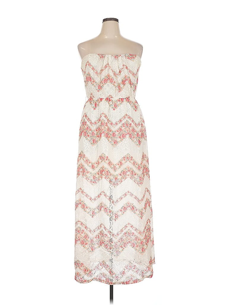 Pre-owned No Boundaries Casual Dress In White