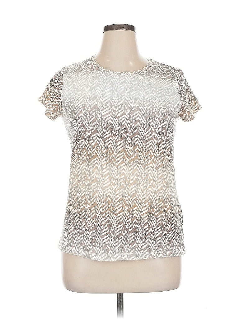 Pre-owned Sonoma Life + Style Short Sleeve T-shirt In White