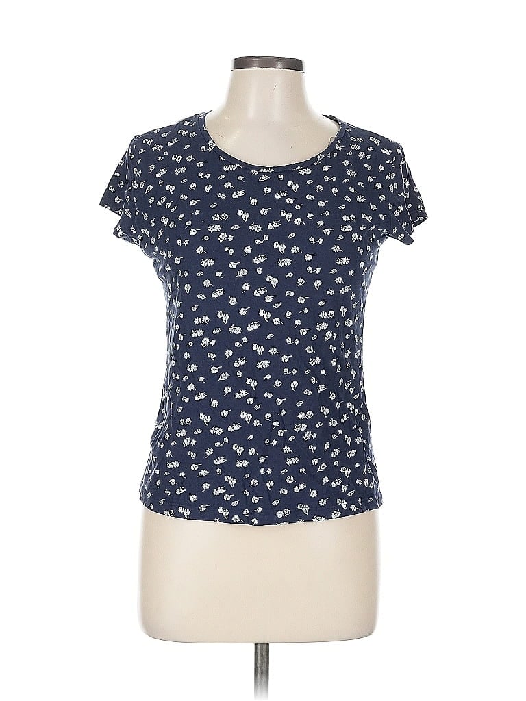 Pre-owned Assorted Brands Short Sleeve T-shirt In Blue