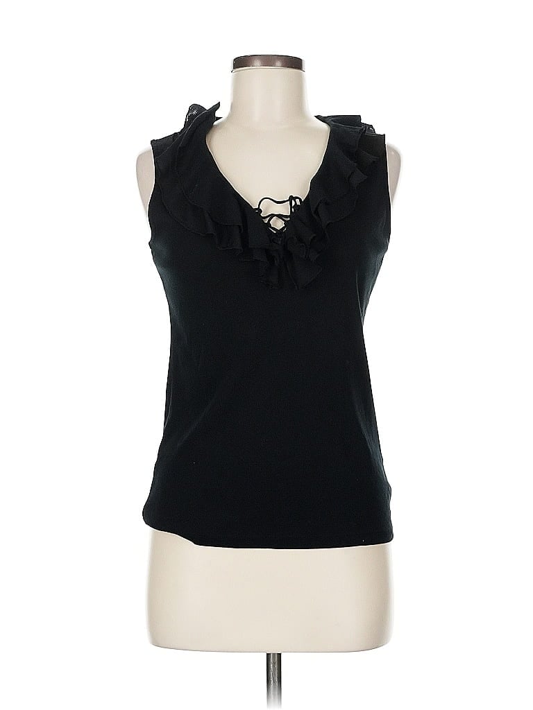 Pre-owned Chaps Sleeveless T-shirt In Black