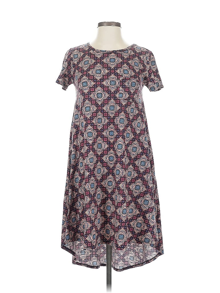 Pre-owned Lularoe Casual Dress In Gray
