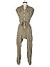 Zara Solid Green Jumpsuit Size S - photo 1